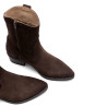 BOTINES DE PIEL CON CREMALLERA MALENA MOKA PORRONET