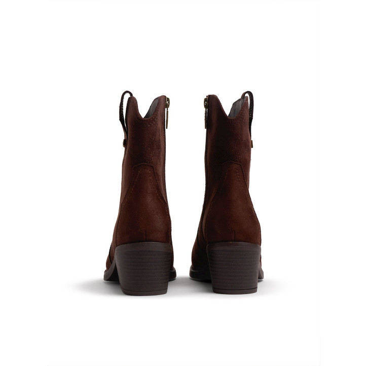BOTINES DE MUJER MUSTANG TANUBIS MARRON 54910 63476 - Querol online
