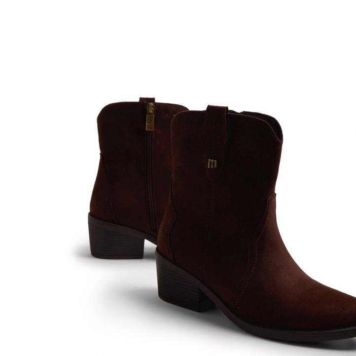 BOTINES DE MUJER MUSTANG TANUBIS MARRON 54910 63476 - Querol online