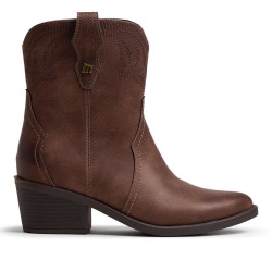 BOTINES DE MUJER MUSTANG TANUBIS MARRON 54910 63917 - Querol online