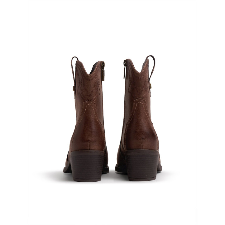 BOTINES DE MUJER MUSTANG TANUBIS MARRON 54910 63917 - Querol online