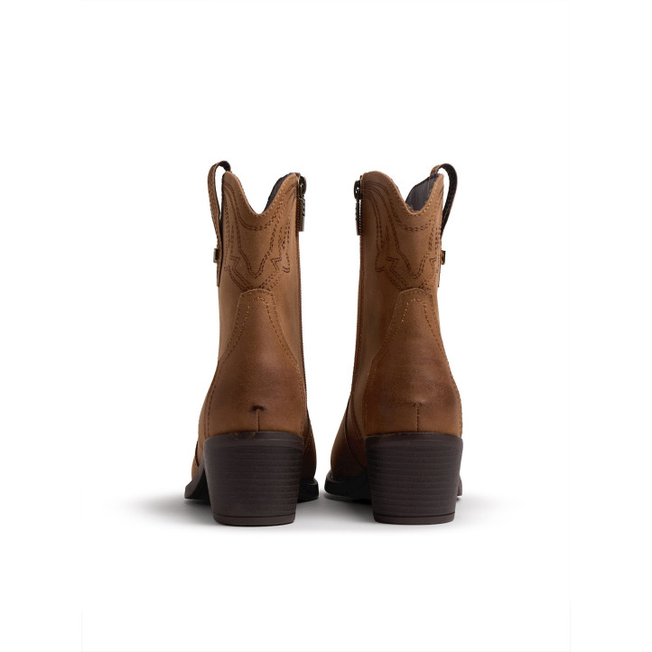BOTINES DE MUJER MUSTANG TANUBIS MARRON 54910 63915 - Querol online