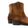 BOTINES DE PIEL CON CREMALLERA MALENA CUERO PORRONET