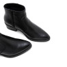 BOTINES DE PIEL CON CREMALLERA MIREIA NEGRO PORRONET