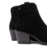 BOTINES COWBOY DE PIEL CON CREMALLERA NOELIA NEGRO PORRONET