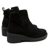 BOTINES DE PIEL CON CUÑA Y CREMALLERA PAULA NEGRO PORRONET