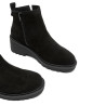 BOTINES DE PIEL CON CUÑA Y CREMALLERA PAULA NEGRO PORRONET