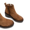 BOTINES DE PIEL CON CUÑA Y CREMALLERA PAULA CUERO PORRONET