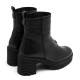BOTINES DE PIEL CON CREMALLERA SOFÍA NEGRO PORRONET - Querol online