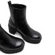 BOTINES DE PIEL CON CREMALLERA SOFÍA NEGRO PORRONET - Querol online