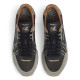 Zapatillas Pepe Jeans Brit de hombre grises y negras de ante estilo retro running - Querol online