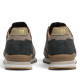 Sabatilles Pepe Jeans Brit d'home grises i negres de camussa estil retro running - Querol online