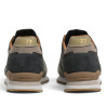 Sabatilles Pepe Jeans Brit d'home grises i negres de camussa estil retro running