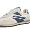 Zapatillas Pepe Jeans Jason de hombre beige con detalles azules estilo retro running