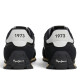 Sabatilles Pepe Jeans Jason d'home negres amb detalls blancs estil retro running - Querol online