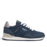 Zapatillas deporte Pepe Jeans Hailon Basic de hombre azul marino con detalles en ante