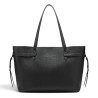 Bossa Pepe Jeans shopper de dona negra efecte pell amb nanses llargues