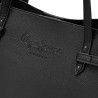 Bossa Pepe Jeans shopper de dona negra efecte pell amb nanses llargues