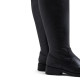 BOTAS ALTAS DE PIEL CON CREMALLERA JANA NEGRO PORRONET - Querol online