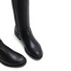 BOTAS ALTAS DE PIEL CON CREMALLERA JANA NEGRO PORRONET - Querol online