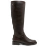 BOTAS ALTAS DE PIEL CON CREMALLERA JANA MOKA PORRONET