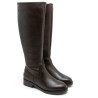 BOTAS ALTAS DE PIEL CON CREMALLERA JANA MOKA PORRONET