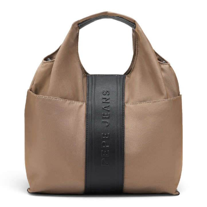 Bolso Pepe Jeans hobo Jett Wander de mujer camel con bandolera - Querol online