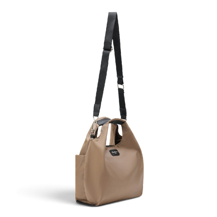 Bolso Pepe Jeans hobo Jett Wander de mujer camel con bandolera - Querol online