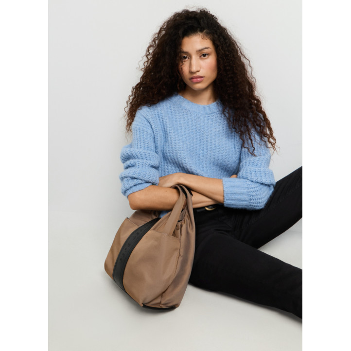 Bolso Pepe Jeans hobo Jett Wander de mujer camel con bandolera - Querol online