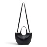 Bossa Pepe Jeans shopper de dona negra efecte pell amb bandolera