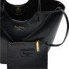 Bossa Pepe Jeans shopper de dona negra efecte pell amb bandolera