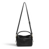 Bandolera Pepe Jeans Irinea de mujer negro efecto piel con bandolera