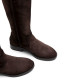 BOTAS ALTAS DE PIEL CON CREMALLERA JADE MOKA PORRONET - Querol online