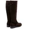 BOTAS ALTAS DE PIEL CON CREMALLERA JADE MOKA PORRONET