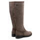 BOTAS ALTAS DE PIEL CON CREMALLERA JADE GRIS PORRONET - Querol online
