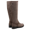 BOTAS ALTAS DE PIEL CON CREMALLERA JADE GRIS PORRONET