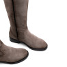 BOTAS ALTAS DE PIEL CON CREMALLERA JADE GRIS PORRONET