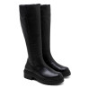 BOTINES DE PIEL CON CREMALLERA KIM MOKA PORRONET