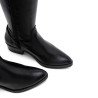 BOTAS DE PIEL CON CREMALLERA MÓNICA NEGRO PORRONET