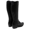 BOTAS DE PIEL CON CREMALLERA MÓNICA NEGRO PORRONET