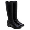 BOTAS DE PIEL CON CREMALLERA MÓNICA NEGRO PORRONET