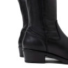 BOTAS DE PIEL CON CREMALLERA MÓNICA NEGRO PORRONET