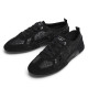 Zapatillas Pepe Jeans Noa de mujer negras con glitter y detalles de ante - Querol online