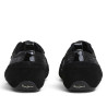 Zapatillas Pepe Jeans Noa de mujer negras con glitter y detalles de ante