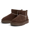 Botins Pepe Jeans australians Dissy Etnic de dona marrons de camussa