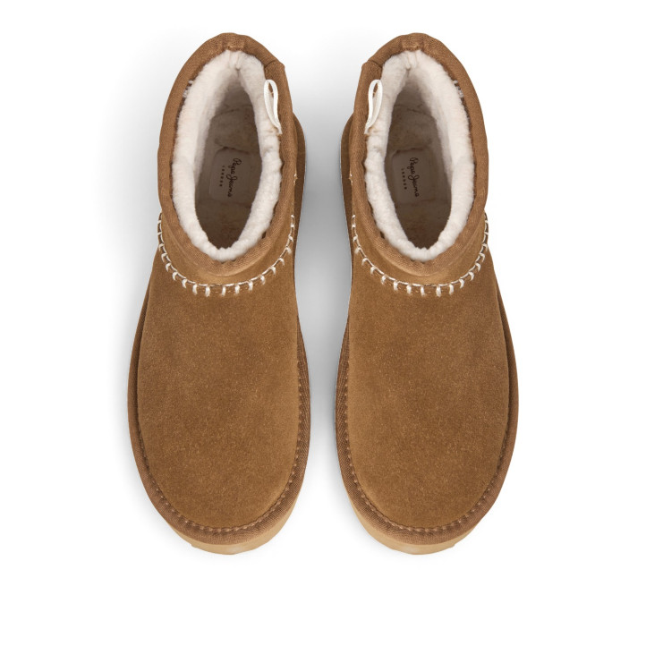 Botins Pepe Jeans australians Dissy Etnic de dona camel de camussa - Querol online