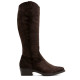 BOTAS DE PIEL CON CREMALLERA MANUELA MOKA PORRONET - Querol online
