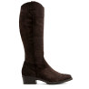 BOTAS DE PIEL CON CREMALLERA MANUELA MOKA PORRONET