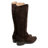 BOTAS DE PIEL CON CREMALLERA MANUELA MOKA PORRONET