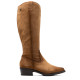 BOTAS DE PIEL CON CREMALLERA MANUELA CUERO PORRONET - Querol online